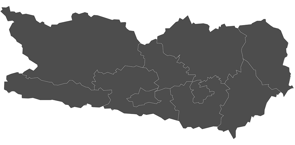 Kärnten Karte mit Bezirken