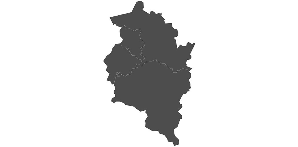 Vorarlberg Karte mit Bezirken